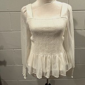NWT Nine West Fitted Blouse